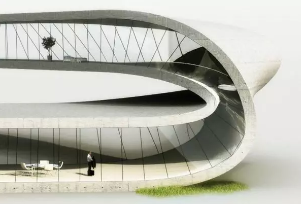  3D 打印“建筑”—莫比乌斯环屋